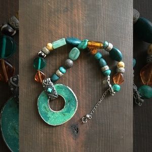 Chico's Teal Turquoise Necklace